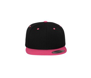 Flexfit 6089MT - Boné Snapback duas cores Black/ Neon Pink