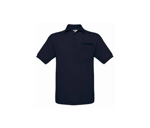 B&C BC415 - Camisa polo masculina com bolso