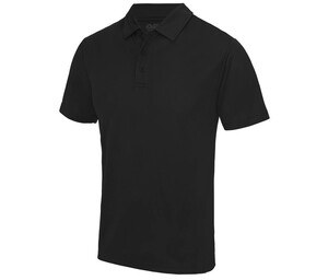 Just Cool JC040 - Camisa polo masculina respirável Jet Black
