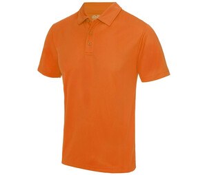 Just Cool JC040 - Camisa polo masculina respirável Orange Crush