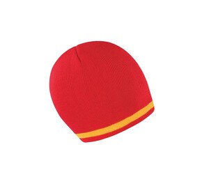 Result RC368 - Gorro nacional Red / Yellow