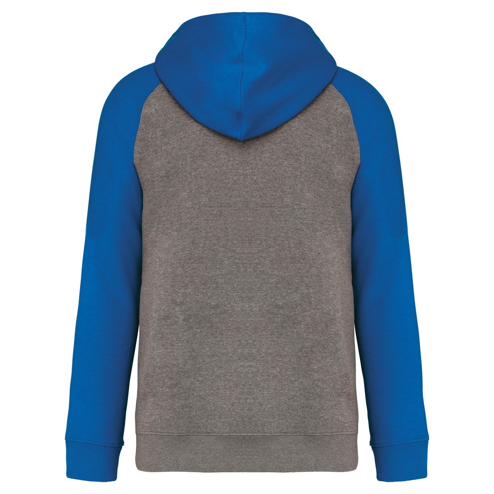 PROACT PA370 - Sweatshirt com capuz bicolor de criança
