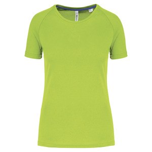 PROACT PA4013 - T-shirt de desporto de senhora de material reciclado com decote redondo