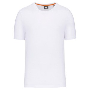 WK. Designed To Work WK302 - T-shirt decote redondo eco-responsável de homem White