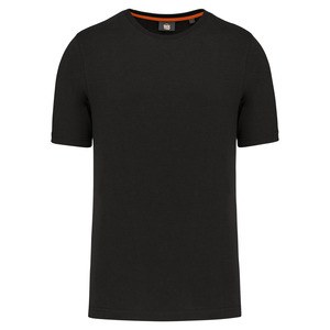 WK. Designed To Work WK302 - T-shirt decote redondo eco-responsável de homem Black