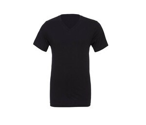 Bella+Canvas BE3005 - T-shirt unissex com decote em V Black