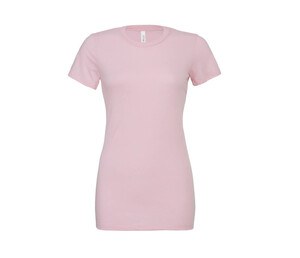 Bella+Canvas BE6400 - Camiseta casual feminina Cor-de-rosa