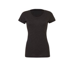 Bella+Canvas BE8413 - Camiseta feminina Triblend Charcoal Black Triblend