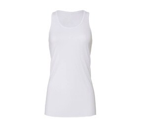 Bella+Canvas BE8800 - Camiseta feminina de alças racerback folgada White