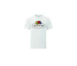 FRUIT OF THE LOOM VINTAGE SCV150 - Camiseta masculina com logotipo da Fruit of the Loom White