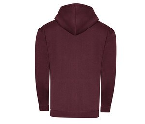 AWDIS JH250 - Sweat Capucke Zippé Organique Burgundy