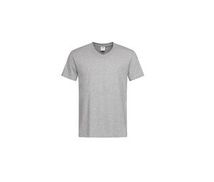 Stedman ST2300 - Camiseta de decote em V masculina Grey Heather