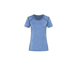 Stedman ST8940 - T-shirt esportiva reciclada reflete mulheres Blue Heather