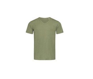 Stedman ST9010 - T-shirt de decote Ben V. Military Green