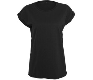 Build Your Brand BY138 - Camiseta feminina orgânica Black