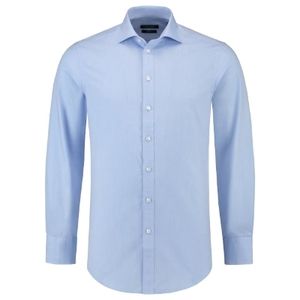 Tricorp T21 - Camisa de camisa equipada masculina Piscina Azul