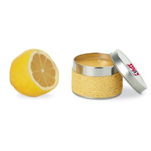 GiftRetail IT2873 - DELICIOUS Vela Perfumada Amarelo