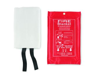 GiftRetail MO6386 - VATRA Manta de incêndio em bolsa PVC Vermelho