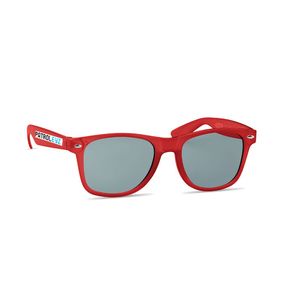 GiftRetail MO6531 - MACUSA Óculos de sol em RPET Transparent Red