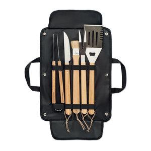GiftRetail MO6537 - ALLIER Set ferramentas BBQ em bolsa