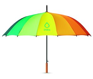 GiftRetail MO6540 - BOWBRELLA Guarda-chuva arco-íris de 27" Multicolor