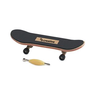 GiftRetail MO6594 - PIRUETTE Mini skate de madeira Wood