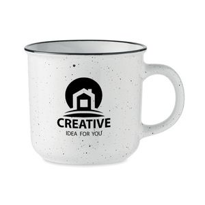 GiftRetail MO6605 - PIGA Caneca de cerâmica 400 ml Branco