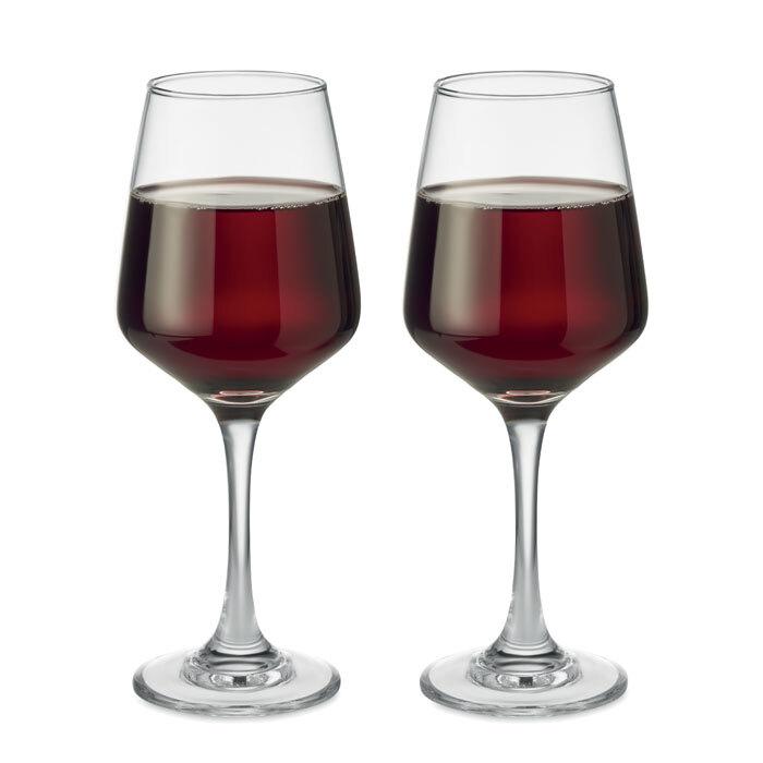 GiftRetail MO6643 - CHEERS Conjunto de 2 copos de vinho