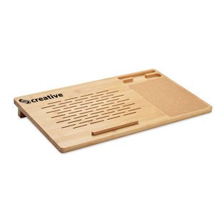 GiftRetail MO6670 - TECLAT Suporte portátil e smartphone Wood