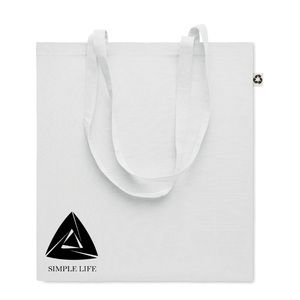 GiftRetail MO6674 - ZOCO COLOUR Saco de compras em algodão Branco