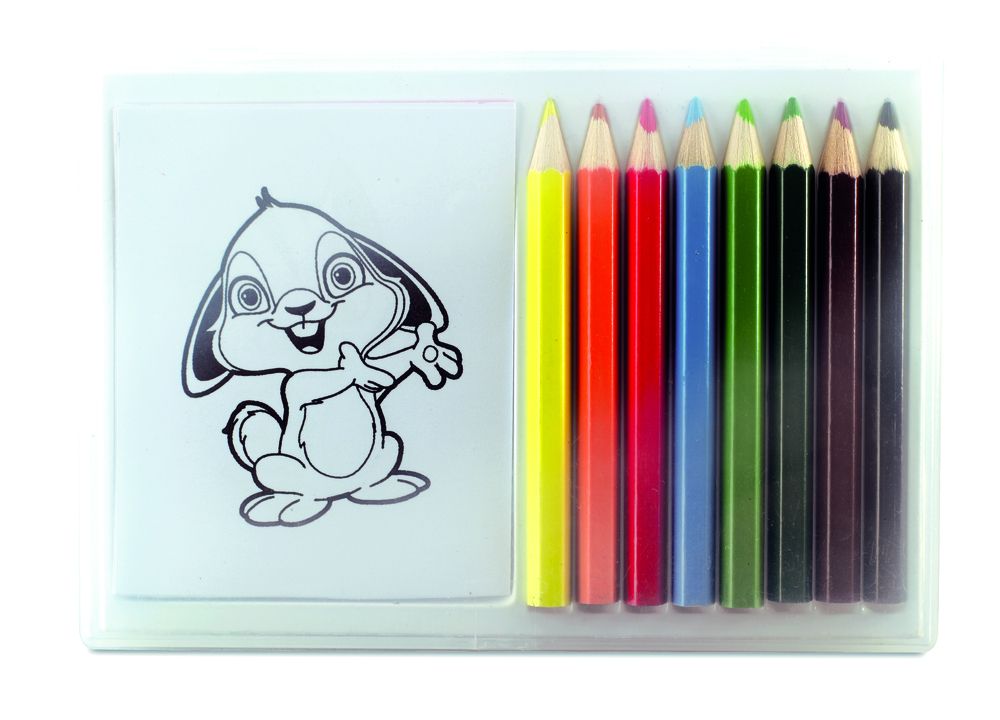 GiftRetail MO7389 - RECREATION Set de lápis de cores