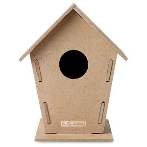 GiftRetail MO8532 - WOOHOUSE Casa para pássaros Wood