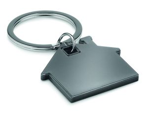 GiftRetail MO8877 - IMBA Porta-chaves plástico casa Preto