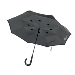 GiftRetail MO9002 - DUNDEE Chapéu-de-chuva reversível Grey