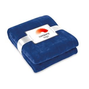 GiftRetail MO9088 - DAVOS Cobertor de flanela Blue