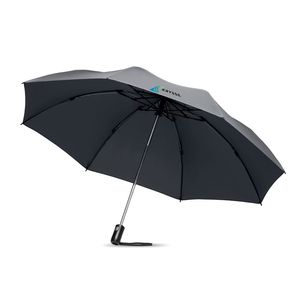 GiftRetail MO9092 - DUNDEE FOLDABLE Guarda-chuva reversível dobráve Grey