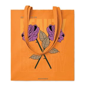 GiftRetail MO9268 - COTTONEL COLOUR + Sacola de algodão 140 gr / m² Laranja