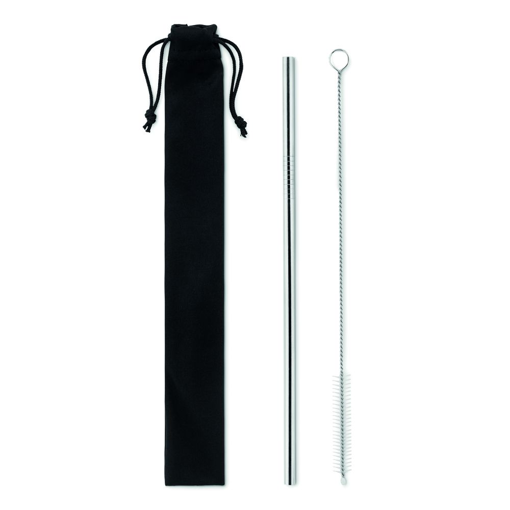 GiftRetail MO9602 - COLD STRAW Set palhinha e escova