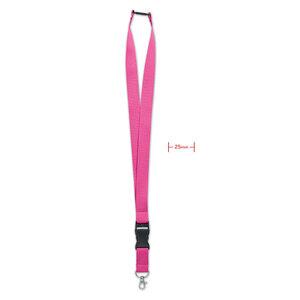 GiftRetail MO9661 - WIDE LANY Lanyard 25mm gancho de metal