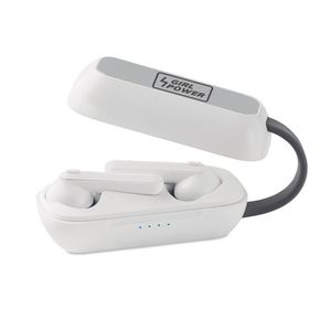 GiftRetail MO9768 - FOLK Fone TWS com base Branco