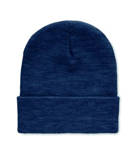 GiftRetail MO9965 - POLO RPET Gorro em RPET com punho Blue