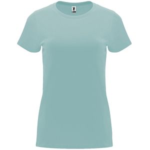 Roly CA6683 - CAPRI T-shirt feminina cintada Washed Blue