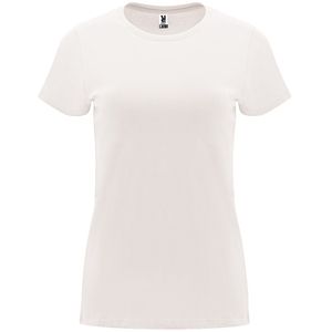 Roly CA6683 - CAPRI T-shirt feminina cintada Vintage White