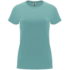 Roly CA6683 - CAPRI T-shirt feminina cintada Dusty Blue