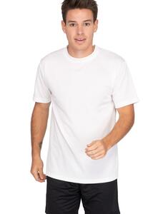 Mustaghata BOLT - Mens ativo camiseta de poliéster spandex 170 g/m² Branco