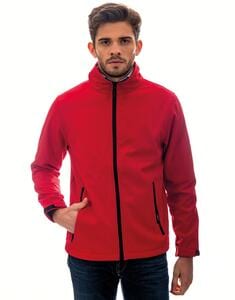 Mustaghata CLIFF - Jaqueta macia para homens Vermelho