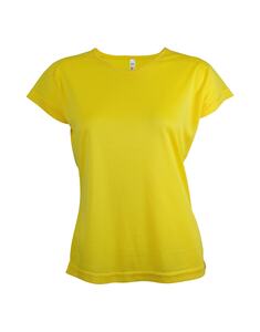 Mustaghata GAZELLE - Camiseta ativa para mulheres 125 g col en u Amarelo