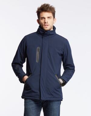 Mustaghata MONTERO - Jaqueta Softshell Unisex com capuz removível