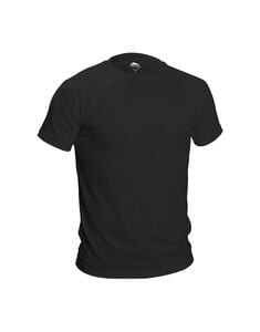 Mustaghata RUNAIR - Camiseta ativa para homens mangas curtas Preto