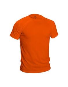 Mustaghata RUNAIR - Camiseta ativa para homens mangas curtas Laranja